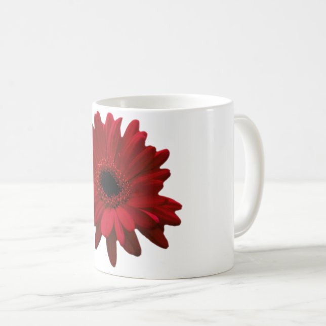 Mug Red Gerbera Daisy Fête des Mères (Devant droit)