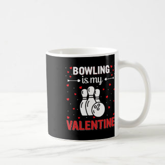 Mug Red Heart Cupid Love Graphic Bowling Est Mon Valen