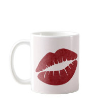 Red Lip Print pour la boue de Saint Valentin