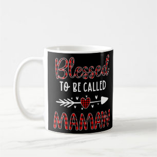 Mug Red Plaid Béni D'Être Appelé Mamaw Mothers Day C