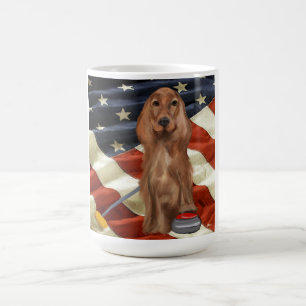 MUG RED SETTER CURLING 