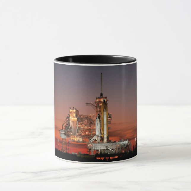 Mug Red Sky for Space Shuttle Atlantis Launch (Centre)