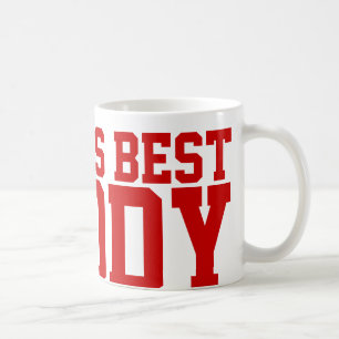 Mug Red Sports Font le meilleur papa du monde
