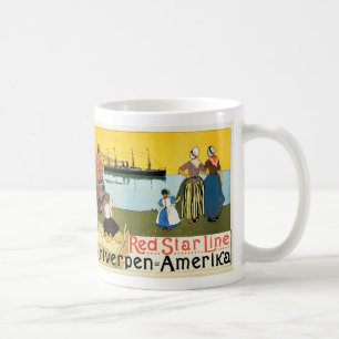 Mug Red Star Line ~ Antwerpen-Amerika