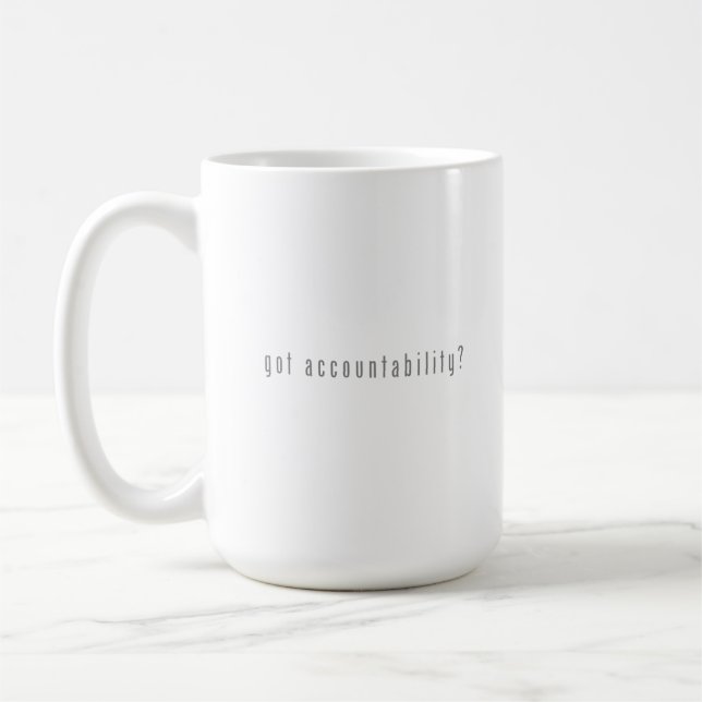 Mug reddition de comptes - clair (Gauche)