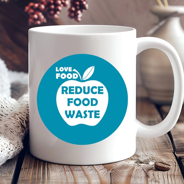 Mug Réduire le recyclage des déchets alimentaires écol (Créateur téléchargé)