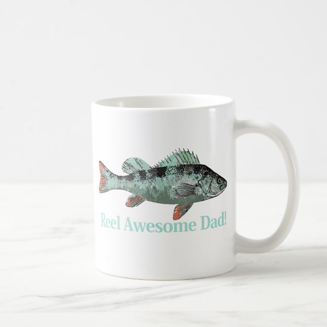 Mug Reel Awesome Papa Fun Citation du Père (Droite)