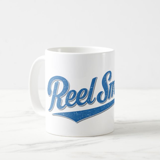 Mug Reel Smooth Fisherman | Retro Coastal Life Fishing (Devant gauche)