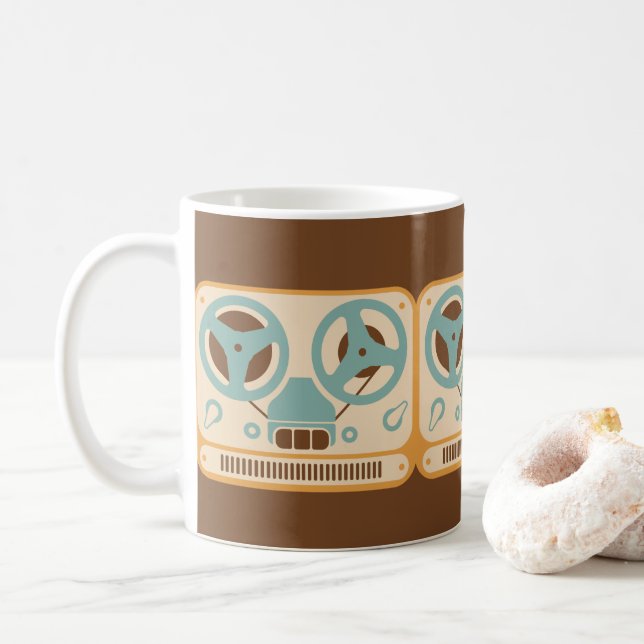 Mug Reel to Reel Tape Deck (Avec donut)