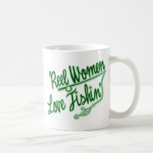 Mug Reel Women Love Pêche femmes en plein air