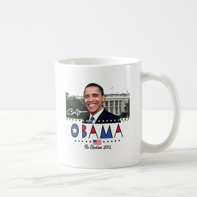 Mug Réélisez la vitesse du Président Obama Election (Droite)