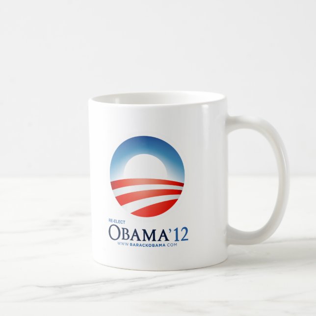 Mug Réélisez Obama 2012 (Droite)