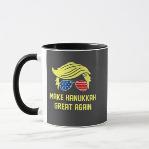 Mug Refaire Hanukkah Great Again Trump Juif