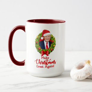 Mug Refaire Noël plus grand Trump MAGA cadeau drôle