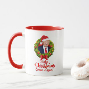 Mug Refaire Noël plus grand Trump MAGA cadeau drôle