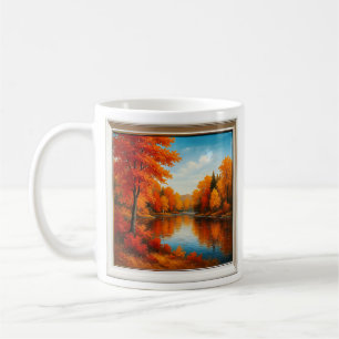 Mug Reflets de la forêt automnale