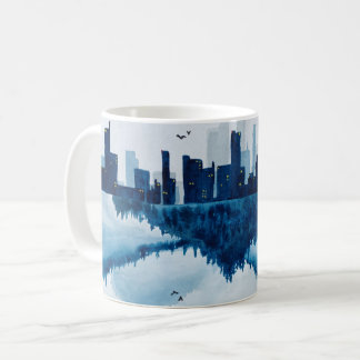 Mug Réflexion sur le paysage de la marine