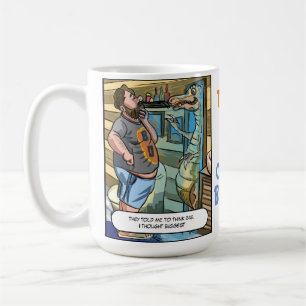 Mug Réflexion T-Rex : Pensez grand, mordez plus grand