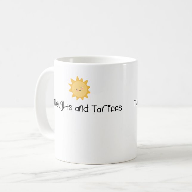 Mug Réflexions et tarifs (Devant gauche)