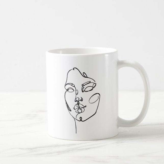 Mug Réflexions linéaires - Face (Droite)