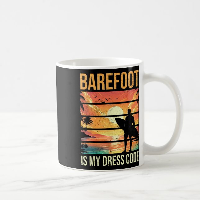 Mug Refoot est mon code vestimentaire Vacances à la pl (Droite)