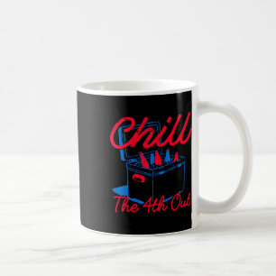 Mug Refroidir le 4ème dehors drôle 4ème juillet bière
