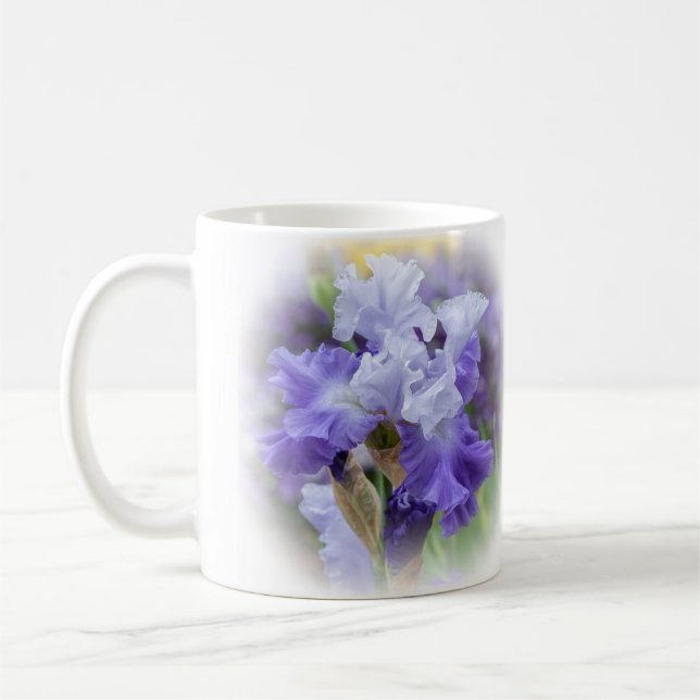 Mug Regal Beares Iris - Violet & Blanc (Gauche)