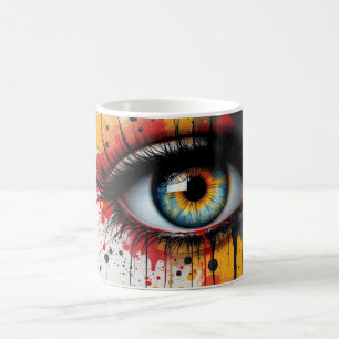 Mug Regard surréaliste éclaboussé