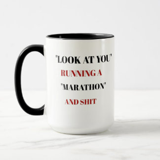 Mug Regardez-vous courir un marathon