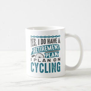 Mug Régime de retraite Cyclisme