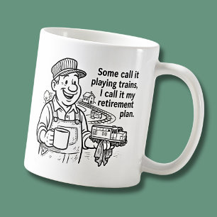 Mug Régime de retraite - Sagesse du conducteur de trai