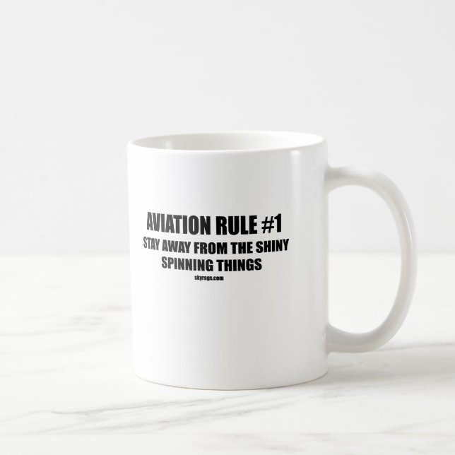 MUG RÈGLE 1 D'AVIATION (Droite)