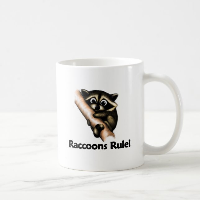 Mug Règle de ratons laveurs ! (Droite)
