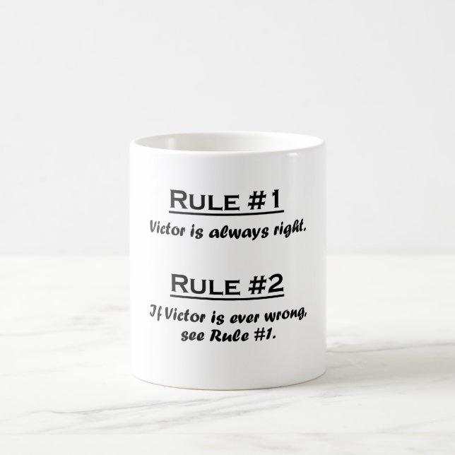 Mug Règle Victor (Centre)