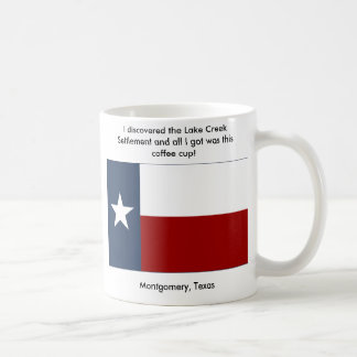 Mug Règlement de crique de lac - Montgomery, le Texas