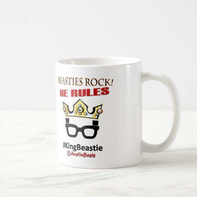 Mug Règles d'Austin de roche de CougarBeasties (Droite)