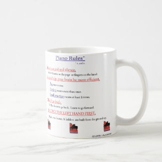 Mug Règles de piano