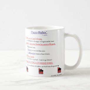 Mug Règles de piano
