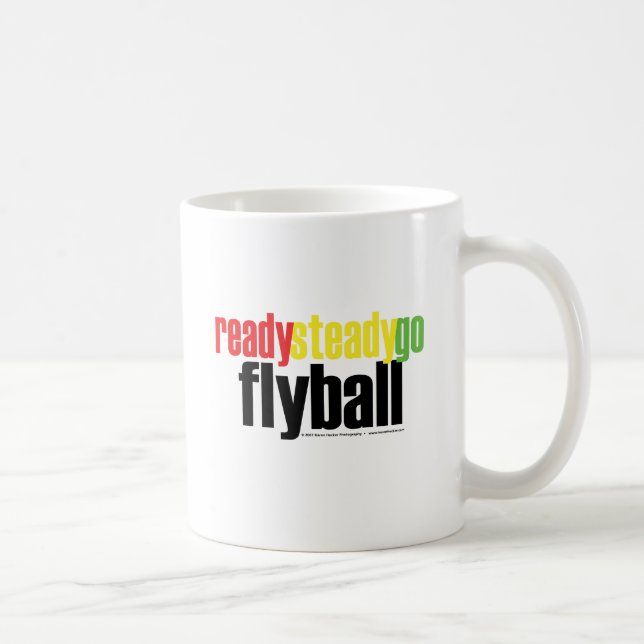 Mug Réguliers prêts vont Flyball (Droite)
