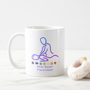 Mug Reiki Master Praticien Plan Blanc
