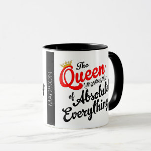 Mug Reine absolument de tout fait sur commande