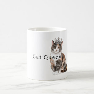 Mug Reine Chatte avec Couronne