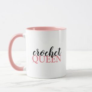 Mug Reine Crochet rose