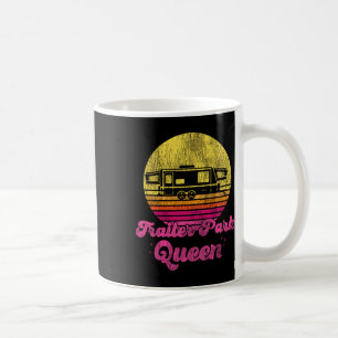 Mug Reine de camping rétro vintage parc de remorques 
