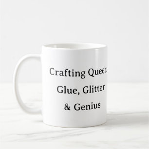 Mug Reine de l'artisanat : Parties scintillant de coll