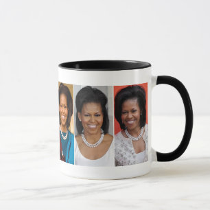 MUG REINE DE MODE DE MICHELLE OBAMA EN ANGLETERRE
