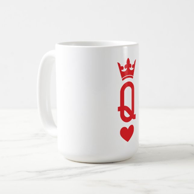 Mug Reine des cartes (Devant gauche)