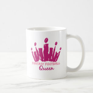 Mug Reine du football d'imaginaire