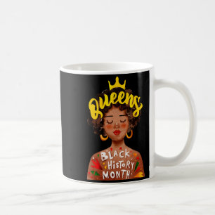 Mug reine juneteenth magie de fille noire mélanine hom