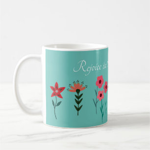 Mug Réjouissez-vous toujours dans le Seigneur, Écrit